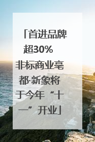 首进品牌超30% 非标商业亳都·新象将于今年“十一”开业