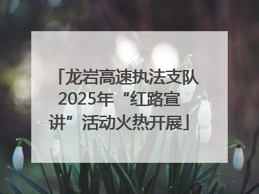 龙岩高速执法支队2025年“红路宣讲”活动火热开展