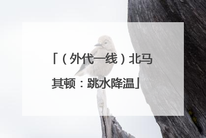 （外代一线）北马其顿：跳水降温