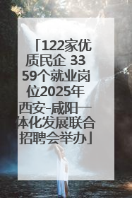 122家优质民企 3359个就业岗位2025年西安-咸阳一体化发展联合招聘会举办