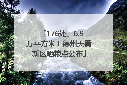176处、6.9万平方米！德州天衢新区晒粮点公布