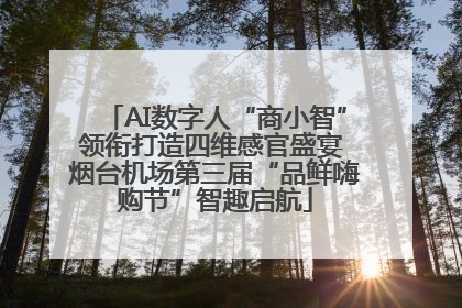 AI数字人“商小智”领衔打造四维感官盛宴 烟台机场第三届“品鲜嗨购节”智趣启航
